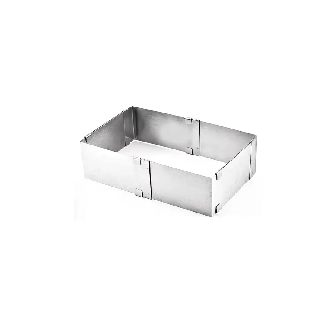 Molde Cuadrado  Ajustable 15 cm - 18 cm x 5 cm