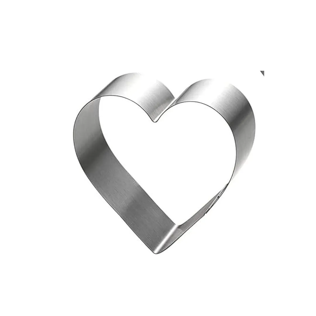 Cortadores Forma de Corazón 6, 8, 10 x 4 cm