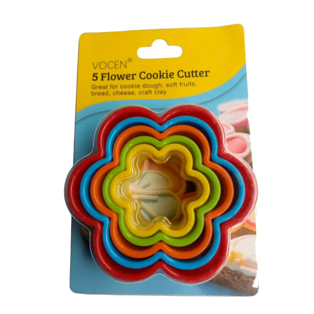 Cortadores Plásticos Forma de Flor
