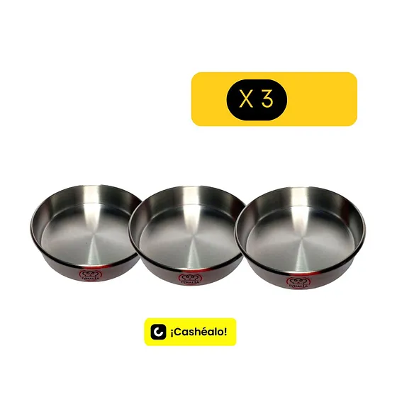 Pack de 3 Mini Cake Ivhalia de 13 x 4