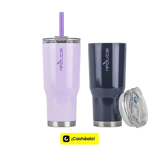 Vaso Térmico Reduce Cold-1 Tumbler 24oz con Tapa y Pitillo Original