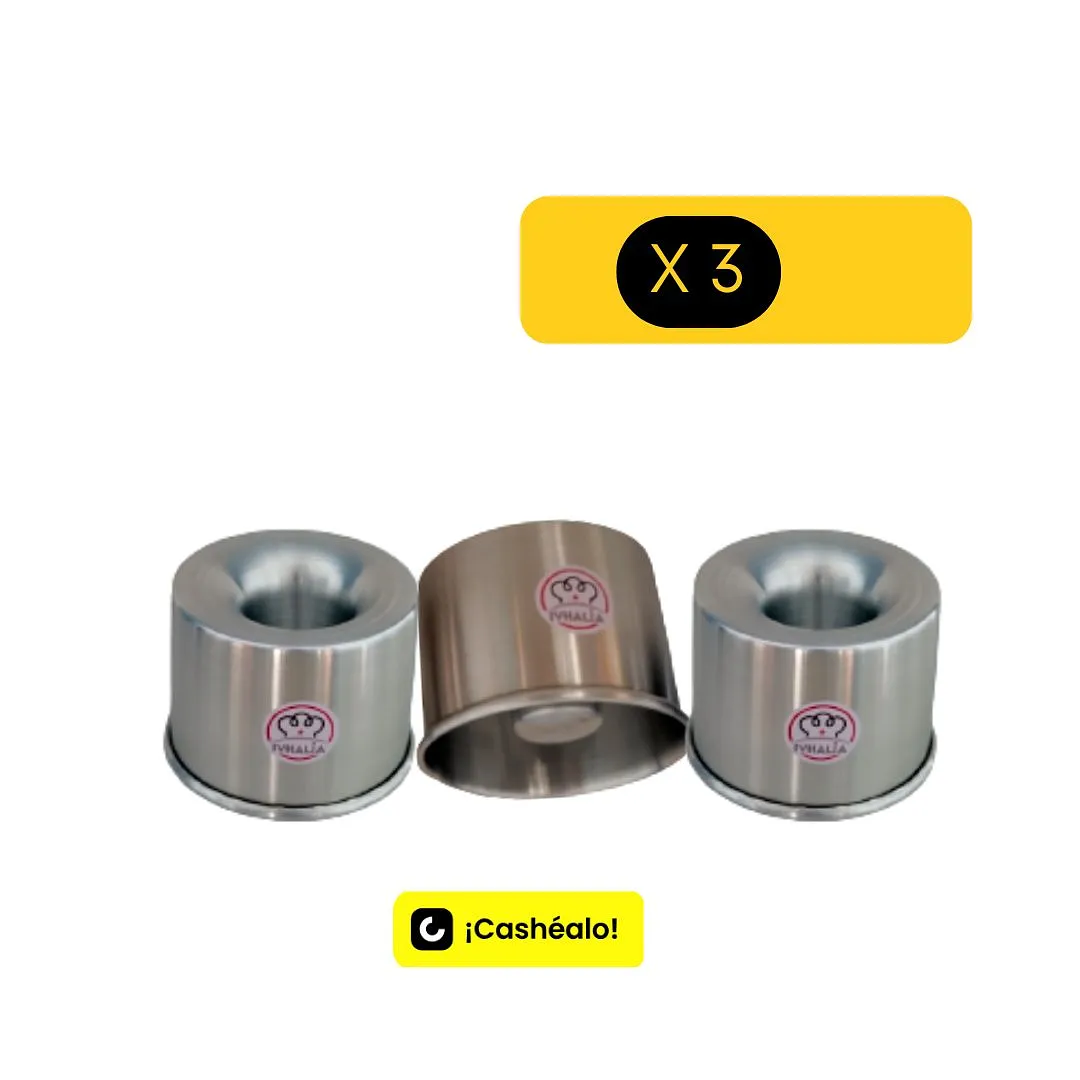Pack de 3 Mini Savarín Ivhalia 10 x 8 cm
